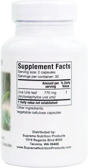 SUPREME NUTRITION - Supreme Nutrition Uva Ursi 90 Capsulas - The Red Vitamin MX - Suplementos Alimenticios - {{ shop.shopifyCountryName }}