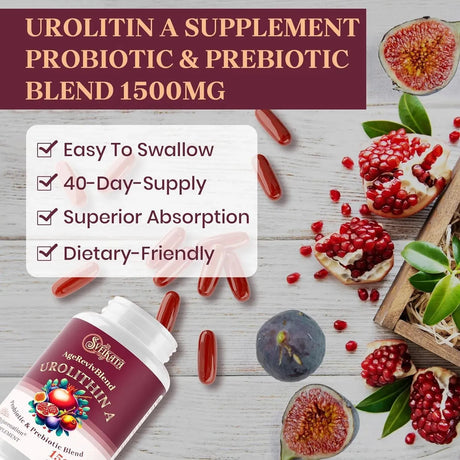 SVEIKATA - Sveikata Urolithin A 1500Mg. 120 Capsulas Blandas 2 Pack - The Red Vitamin MX - Suplementos Alimenticios - {{ shop.shopifyCountryName }}