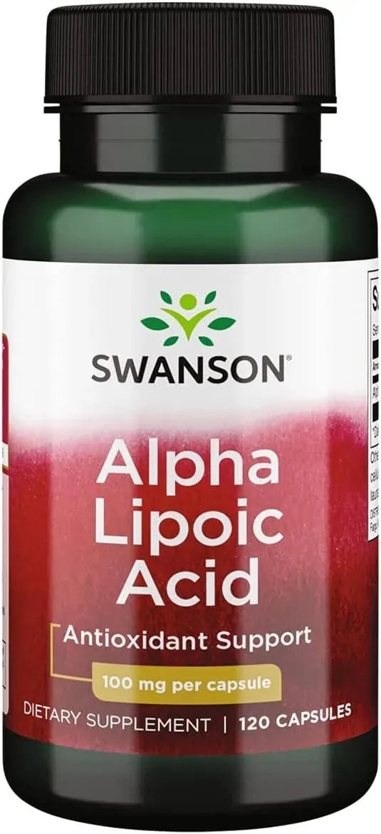 SWANSON - Swanson Alpha Lipoic Acid 100Mg. 120 Capsulas - The Red Vitamin MX - Suplementos Alimenticios - {{ shop.shopifyCountryName }}