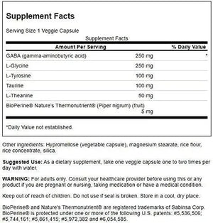 SWANSON - Swanson Amino Acid Gabaplex w/L-Tyrosine & L-Theanine 60 Capsulas 3 Pack - The Red Vitamin MX - Suplementos Alimenticios - {{ shop.shopifyCountryName }}