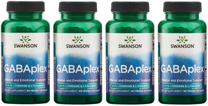 SWANSON - Swanson Amino Acid Gabaplex w/L-Tyrosine & L-Theanine 60 Capsulas 4 Pack - The Red Vitamin MX - Suplementos Alimenticios - {{ shop.shopifyCountryName }}