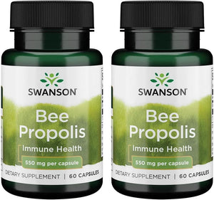 SWANSON - Swanson Bee Propolis 550Mg. 120 Capsulas - The Red Vitamin MX - Suplementos Alimenticios - {{ shop.shopifyCountryName }}