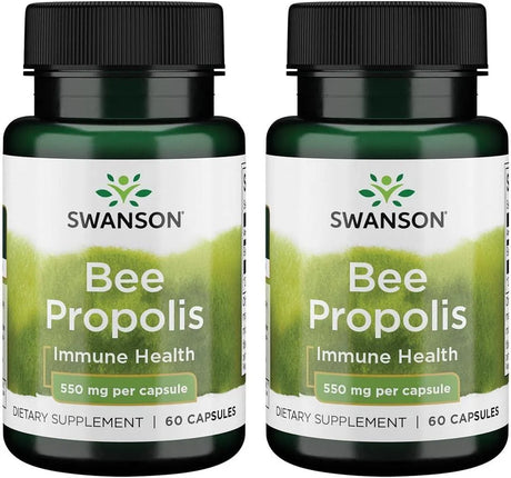 SWANSON - Swanson Bee Propolis 550Mg. 120 Capsulas - The Red Vitamin MX - Suplementos Alimenticios - {{ shop.shopifyCountryName }}