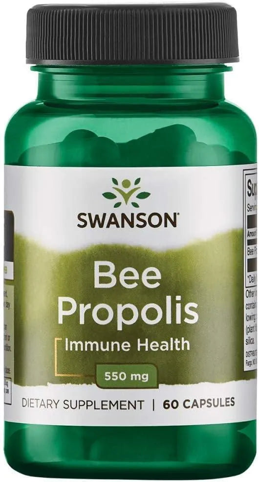 SWANSON - Swanson Bee Propolis 550Mg. 60 Capsulas - The Red Vitamin MX - Suplementos Alimenticios - {{ shop.shopifyCountryName }}