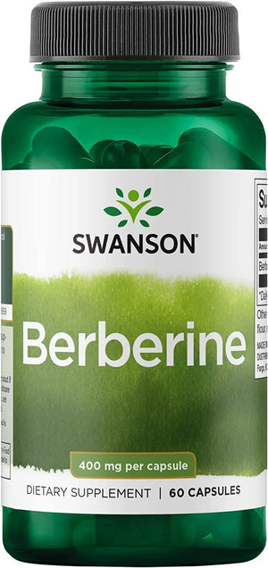 SWANSON - Swanson Berberine 400Mg. 60 Capsulas - The Red Vitamin MX - Suplementos Alimenticios - {{ shop.shopifyCountryName }}