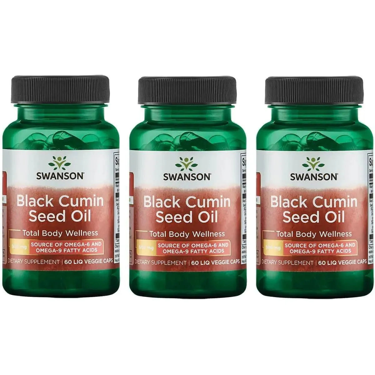 SWANSON - Swanson Black Cumin Seed Oil 500Mg. 60 Capsulas 3 Pack - The Red Vitamin MX - Suplementos Alimenticios - {{ shop.shopifyCountryName }}