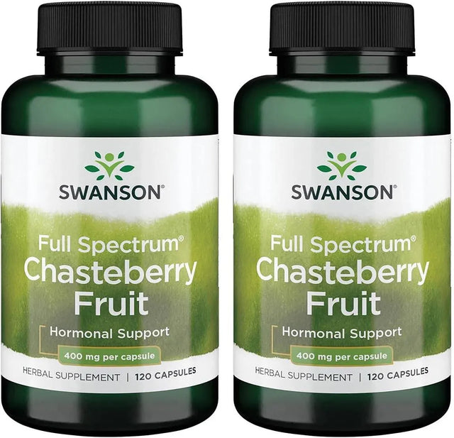 SWANSON - Swanson Chasteberry Fruit 400Mg. 120 Capsulas 2 Pack - The Red Vitamin MX - Suplementos Alimenticios - {{ shop.shopifyCountryName }}