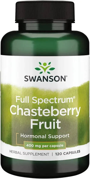 SWANSON - Swanson Chasteberry Fruit 400Mg. 120 Capsulas - The Red Vitamin MX - Suplementos Alimenticios - {{ shop.shopifyCountryName }}