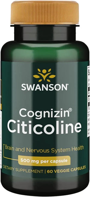 SWANSON - Swanson Cognizin Citicoline 500Mg. 60 Capsulas - The Red Vitamin MX - Suplementos Alimenticios - {{ shop.shopifyCountryName }}