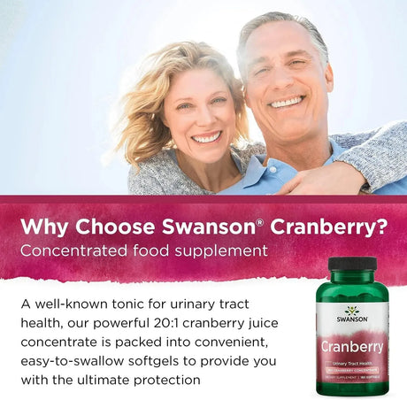 SWANSON - Swanson Cranberry 180 Capsulas Blandas - The Red Vitamin MX - Suplementos Alimenticios - {{ shop.shopifyCountryName }}