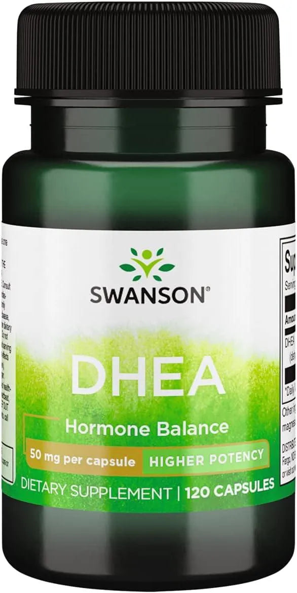 SWANSON - Swanson DHEA-Natural Supplement 50Mg. 120 Capsulas - The Red Vitamin MX - Suplementos Alimenticios - {{ shop.shopifyCountryName }}