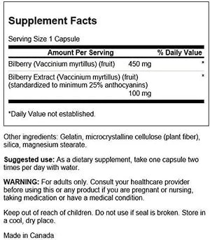 SWANSON - Swanson Extra-Strength Bilberry 100Mg. 60 Capsulas - The Red Vitamin MX - Suplementos Alimenticios - {{ shop.shopifyCountryName }}