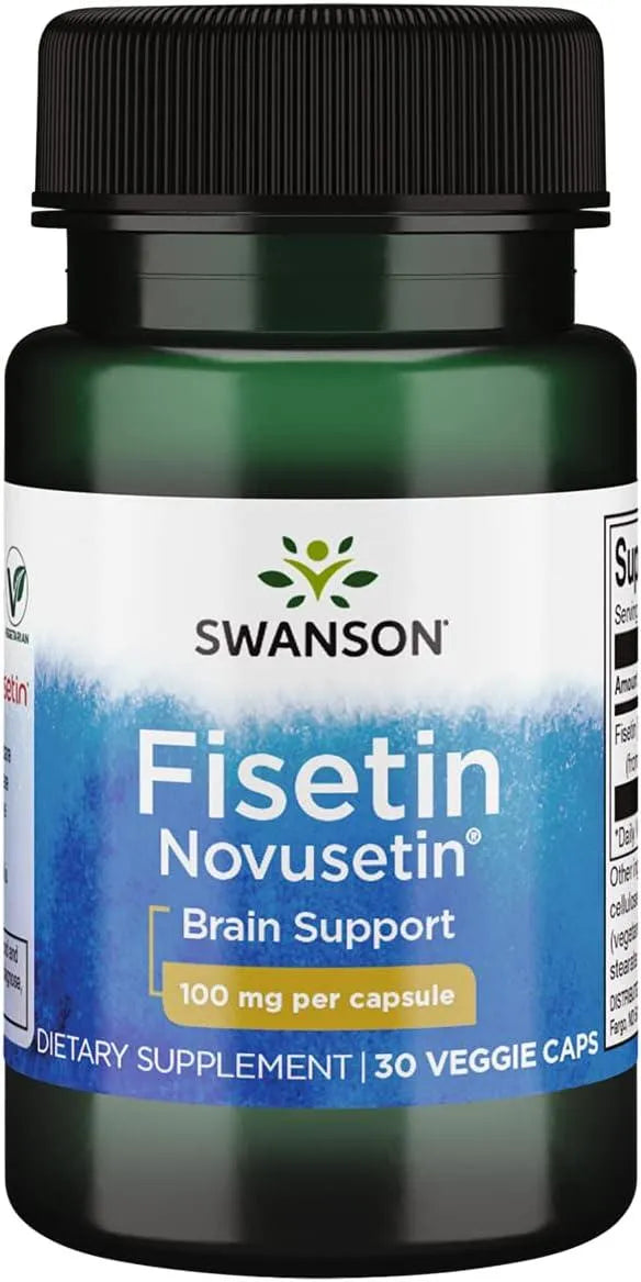 SWANSON - Swanson Fisetin 100Mg. 30 Capsulas - The Red Vitamin MX - Suplementos Alimenticios - {{ shop.shopifyCountryName }}