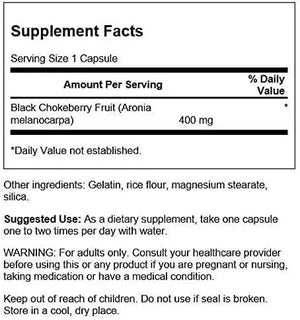 SWANSON - Swanson Full Spectrum Aronia 400Mg. 60 Capsulas - The Red Vitamin MX - Suplementos Alimenticios - {{ shop.shopifyCountryName }}