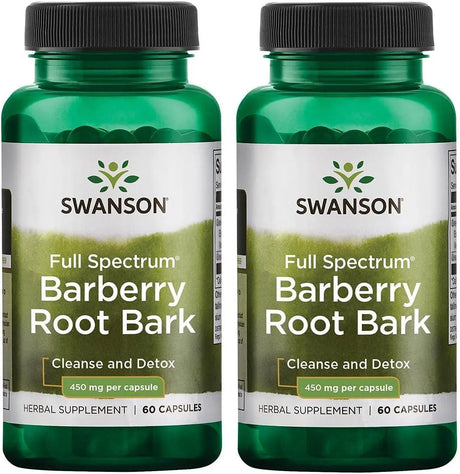 SWANSON - Swanson Full Spectrum Barberry Root Bark 450Mg. 60 Capsulas 2 Pack - The Red Vitamin MX - Suplementos Alimenticios - {{ shop.shopifyCountryName }}