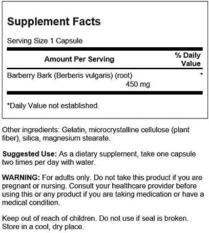 SWANSON - Swanson Full Spectrum Barberry Root Bark 450Mg. 60 Capsulas 2 Pack - The Red Vitamin MX - Suplementos Alimenticios - {{ shop.shopifyCountryName }}