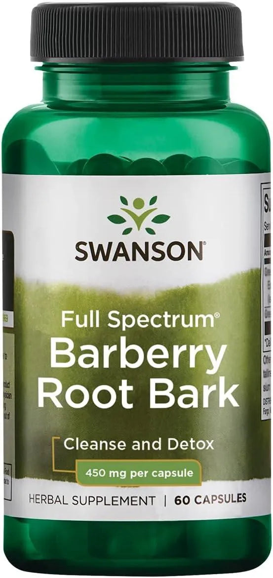 SWANSON - Swanson Full Spectrum Barberry Root Bark 450Mg. 60 Capsulas - The Red Vitamin MX - Suplementos Alimenticios - {{ shop.shopifyCountryName }}