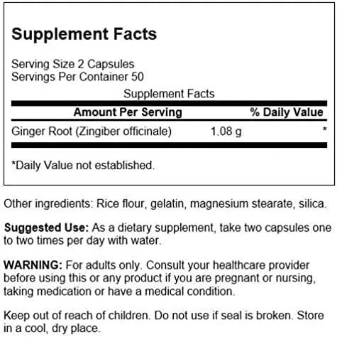 SWANSON - Swanson Full Spectrum Ginger Root 540Mg. 100 Capsulas 2 Pack - The Red Vitamin MX - Suplementos Alimenticios - {{ shop.shopifyCountryName }}