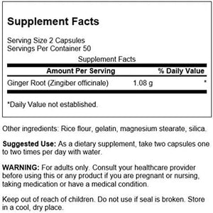 SWANSON - Swanson Full Spectrum Ginger Root 540Mg. 100 Capsulas 2 Pack - The Red Vitamin MX - Suplementos Alimenticios - {{ shop.shopifyCountryName }}