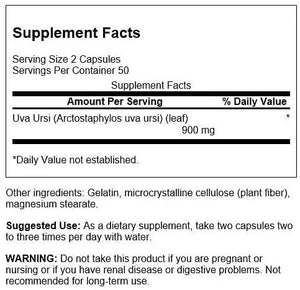 SWANSON - Swanson Full-Spectrum Uva Ursi Leaf 450Mg. 100 Capsulas 2 Pack - The Red Vitamin MX - Suplementos Alimenticios - {{ shop.shopifyCountryName }}