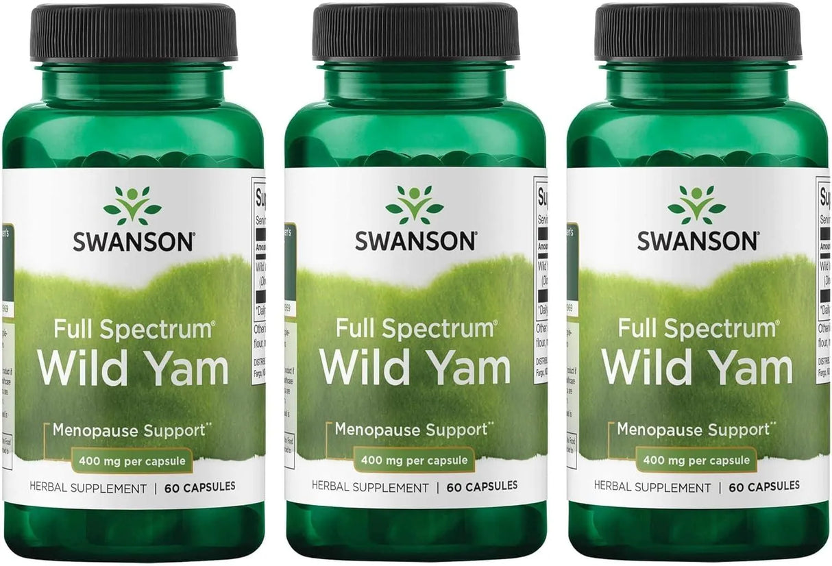 SWANSON - Swanson Full Spectrum Wild Yam 400Mg. 180 Capsulas - The Red Vitamin MX - Suplementos Alimenticios - {{ shop.shopifyCountryName }}