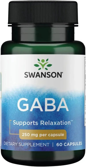 SWANSON - Swanson GABA Gamma Amino Acidbutyric Acid 250Mg. 60 Capsulas - The Red Vitamin MX - Suplementos Alimenticios - {{ shop.shopifyCountryName }}