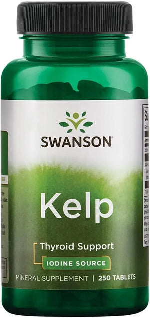 SWANSON - Swanson Kelp Natural Iodine Source 250 Tabletas - The Red Vitamin MX - Suplementos Alimenticios - {{ shop.shopifyCountryName }}