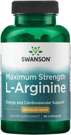 SWANSON - Swanson L-Arginine 850Mg. 90 Capsulas - The Red Vitamin MX - Suplementos Alimenticios - {{ shop.shopifyCountryName }}