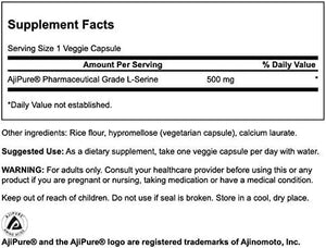 SWANSON - Swanson L-Serine 500Mg. 60 Capsulas 2 Pack - The Red Vitamin MX - Suplementos Alimenticios - {{ shop.shopifyCountryName }}