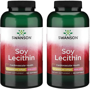 SWANSON - Swanson Lecithin 1200Mg. 180 Capsulas Blandas 2 Pack - The Red Vitamin MX - Suplementos Alimenticios - {{ shop.shopifyCountryName }}