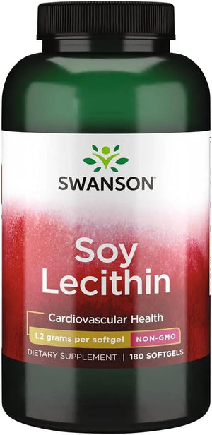 SWANSON - Swanson Lecithin 1200Mg. 180 Capsulas Blandas - The Red Vitamin MX - Suplementos Alimenticios - {{ shop.shopifyCountryName }}