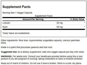 SWANSON - Swanson Luteolin Complex w/Rutin 30 Capsulas 2 Pack - The Red Vitamin MX - Suplementos Alimenticios - {{ shop.shopifyCountryName }}