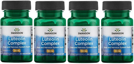 SWANSON - Swanson Luteolin Complex w/Rutin 30 Capsulas 4 Pack - The Red Vitamin MX - Suplementos Alimenticios - {{ shop.shopifyCountryName }}