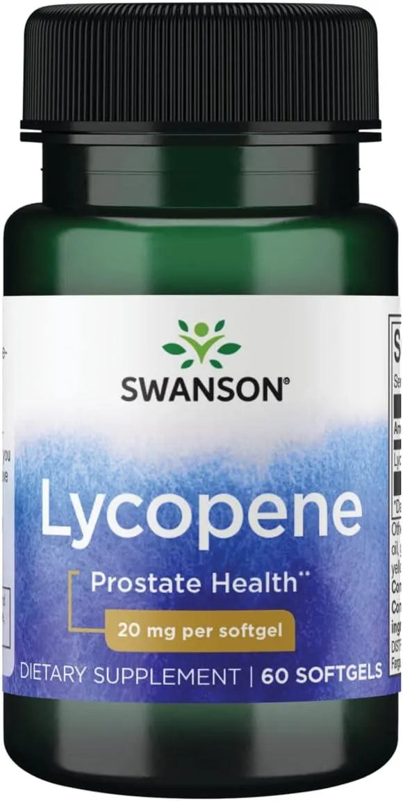 SWANSON - Swanson Lycopene 20Mg. 60 Capsulas Blandas - The Red Vitamin MX - Suplementos Alimenticios - {{ shop.shopifyCountryName }}