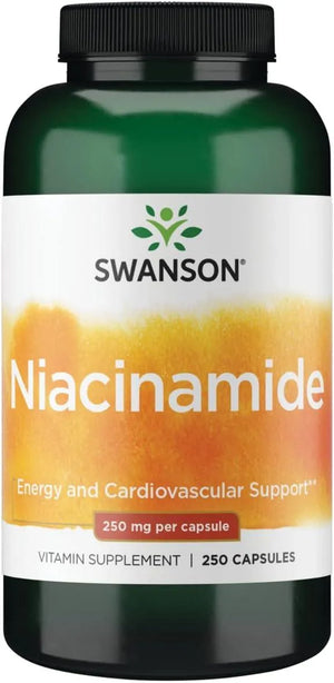 SWANSON - Swanson Niacinamide 250Mg. 250 Capsulas - The Red Vitamin MX - Suplementos Alimenticios - {{ shop.shopifyCountryName }}