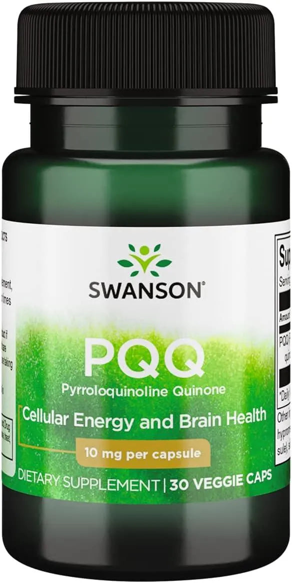 SWANSON - Swanson PQQ Pyrroloquinoline Quinone 10Mg. 30 Capsulas - The Red Vitamin MX - Suplementos Alimenticios - {{ shop.shopifyCountryName }}