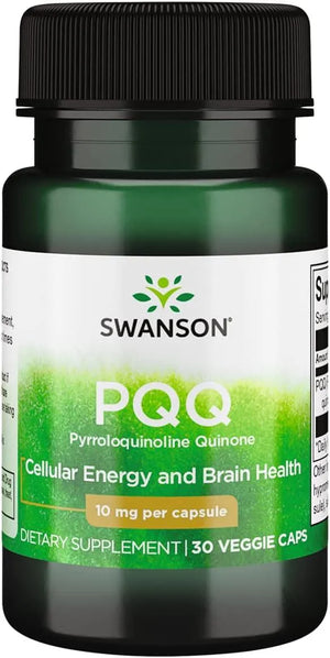 SWANSON - Swanson PQQ Pyrroloquinoline Quinone 10Mg. 30 Capsulas - The Red Vitamin MX - Suplementos Alimenticios - {{ shop.shopifyCountryName }}