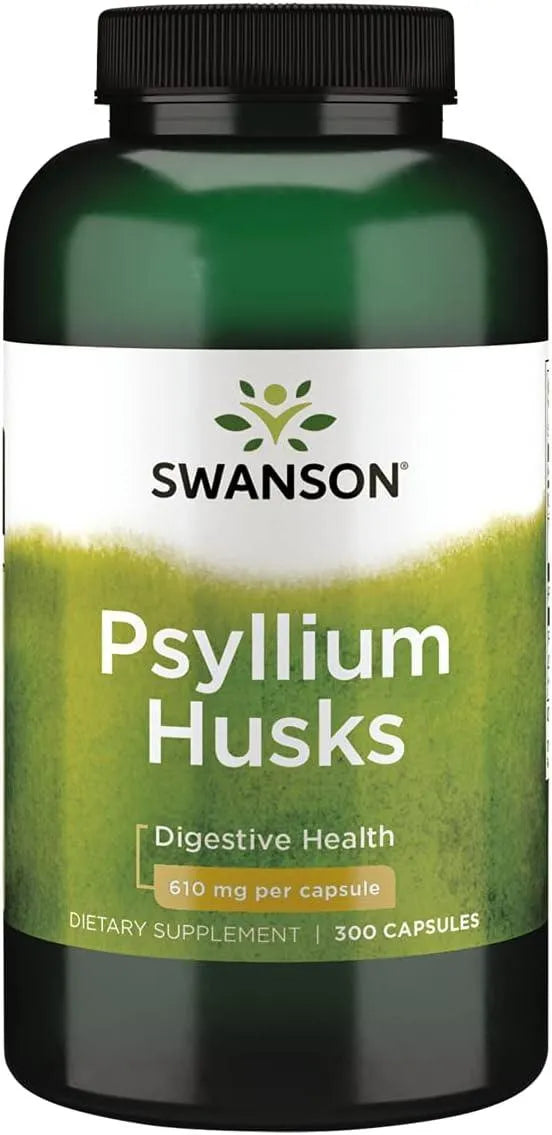 SWANSON - Swanson Psyllium Husk 610Mg. 300 Capsulas - The Red Vitamin MX - Suplementos Alimenticios - {{ shop.shopifyCountryName }}