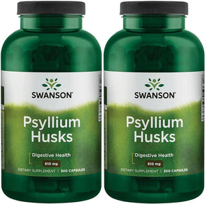 SWANSON - Swanson Psyllium Husk 610Mg. 600 Capsulas - The Red Vitamin MX - Suplementos Alimenticios - {{ shop.shopifyCountryName }}