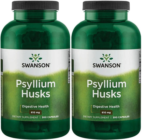 SWANSON - Swanson Psyllium Husk 610Mg. 600 Capsulas - The Red Vitamin MX - Suplementos Alimenticios - {{ shop.shopifyCountryName }}