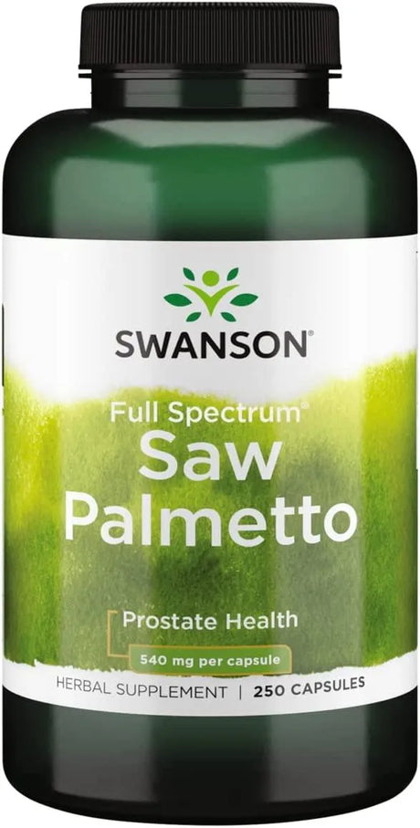 SWANSON - Swanson Saw Palmetto Herbal Supplement 540Mg. 250 Capsulas - The Red Vitamin MX - Suplementos Alimenticios - {{ shop.shopifyCountryName }}