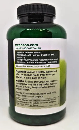 SWANSON - Swanson Saw Palmetto Herbal Supplement 540Mg. 250 Capsulas - The Red Vitamin MX - Suplementos Alimenticios - {{ shop.shopifyCountryName }}