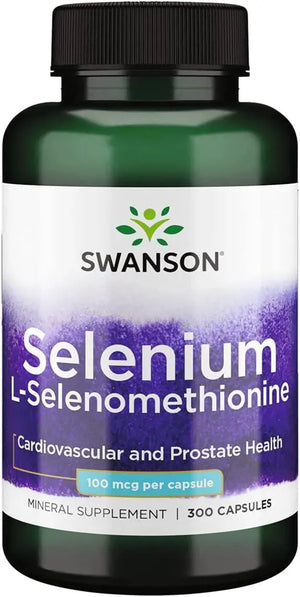 SWANSON - Swanson Selenium 100mcg 300 Capsulas - The Red Vitamin MX - Suplementos Alimenticios - {{ shop.shopifyCountryName }}