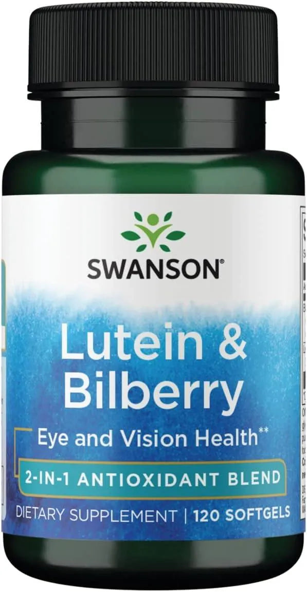 SWANSON - Swanson Standardized Lutein & Bilberry 120 Capsulas Blandas - The Red Vitamin MX - Suplementos Alimenticios - {{ shop.shopifyCountryName }}