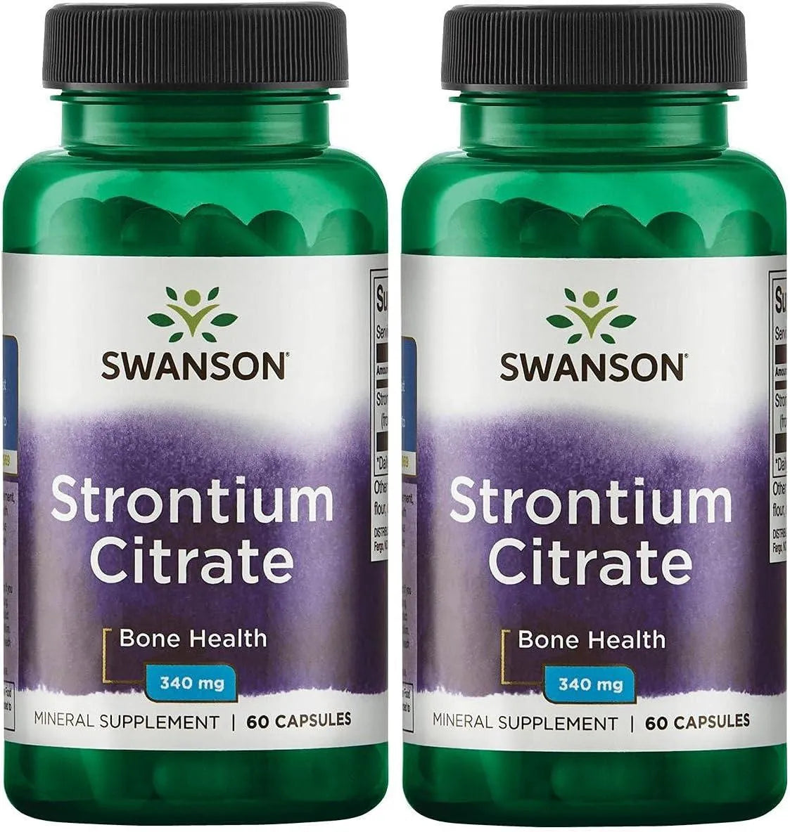 SWANSON - Swanson Strontium Citrate 340Mg. 60 Capsulas 2 Pack - The Red Vitamin MX - Suplementos Alimenticios - {{ shop.shopifyCountryName }}