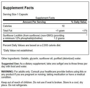 SWANSON - Swanson Sunflower Lecithin 1200Mg. 90 Capsulas Blandas 2 Pack - The Red Vitamin MX - Suplementos Alimenticios - {{ shop.shopifyCountryName }}