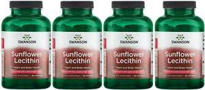 SWANSON - Swanson Sunflower Lecithin 1200Mg. 90 Capsulas Blandas 4 Pack - The Red Vitamin MX - Suplementos Alimenticios - {{ shop.shopifyCountryName }}