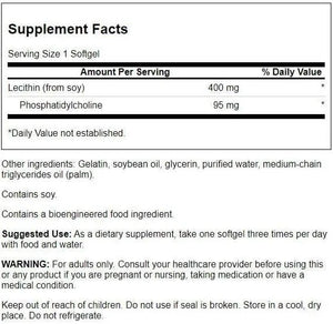 SWANSON - Swanson Supreme Lecithin with Phosphatidylcholine 300 Capsulas Blandas 2 Pack - The Red Vitamin MX - Suplementos Alimenticios - {{ shop.shopifyCountryName }}