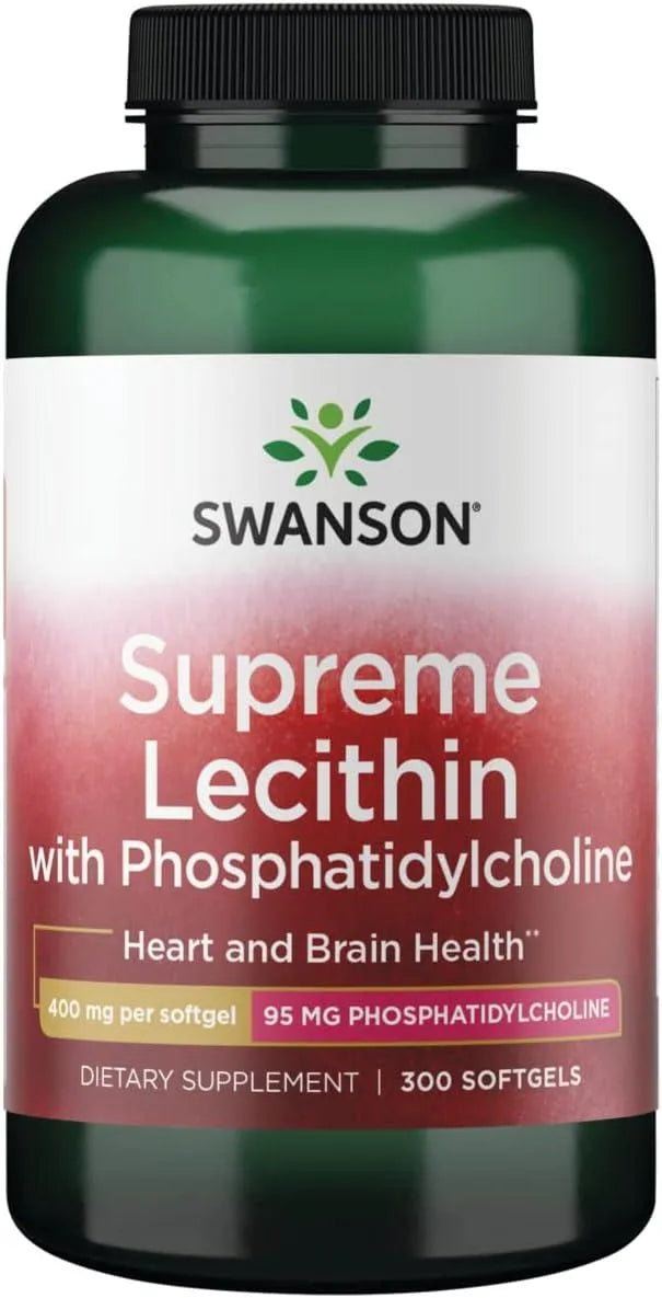 SWANSON - Swanson Supreme Lecithin with Phosphatidylcholine 300 Capsulas Blandas - The Red Vitamin MX - Suplementos Alimenticios - {{ shop.shopifyCountryName }}