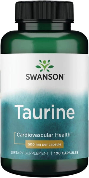 SWANSON - Swanson Taurine 500Mg. 100 Capsulas - The Red Vitamin MX - Suplementos Alimenticios - {{ shop.shopifyCountryName }}